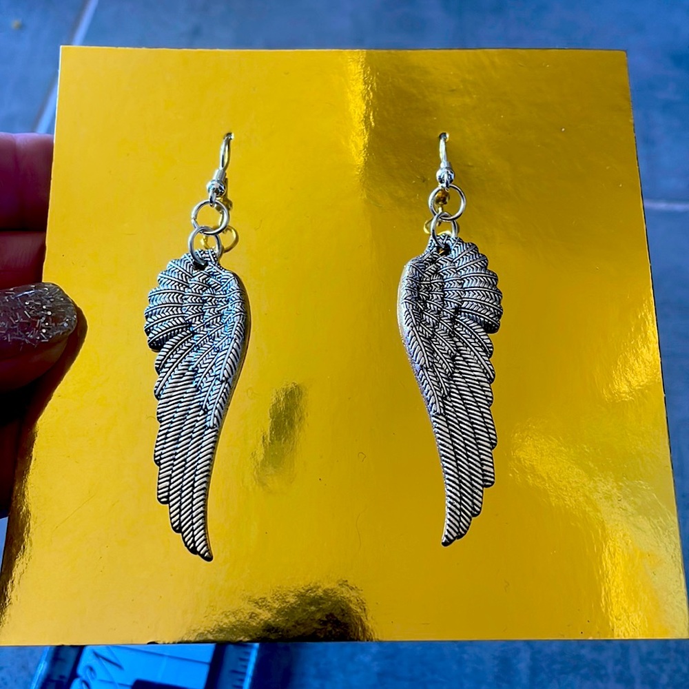 Angel Wing Earrings Artist Made